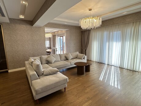Nərimanovda 4 otaqlı yeni tikili mənzil kirayə verilir, 260 m², 5 300 AZN/ay, şəkil 3 / 12