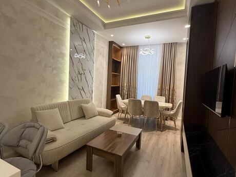 2-room new-build apartment for rent in Nizami City, 60 m², 1 200 AZN/mo, photo 2 / 10