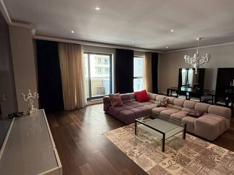 Port Baku Residence kompleksində 3 otaqlı yeni tikili mənzil kirayə verilir, 156 m², 5 000 AZN/ay, şəkil 2 / 12