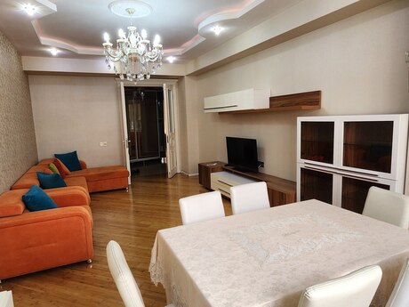 2-room new-build apartment for rent in Elmlər Akademiyası, 110 m², 1 200 AZN/mo, photo 4 / 12
