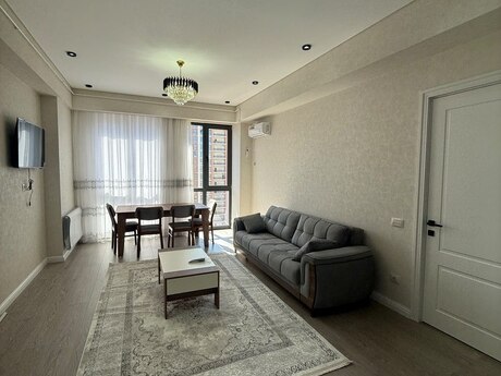 2-room new-build apartment for rent in Yasamal, 51 m², 650 AZN/mo, photo 3 / 12