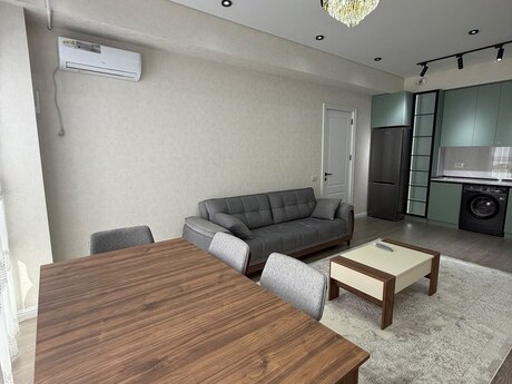 2-room new-build apartment for rent in Yasamal, 51 m², 650 AZN/mo, photo 4 / 12
