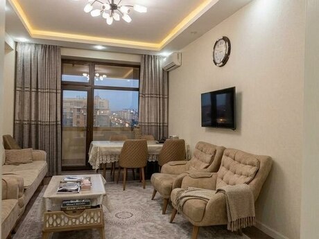 3 rooms · 121 m² · floor 14/18, Elmlər Akademiyası