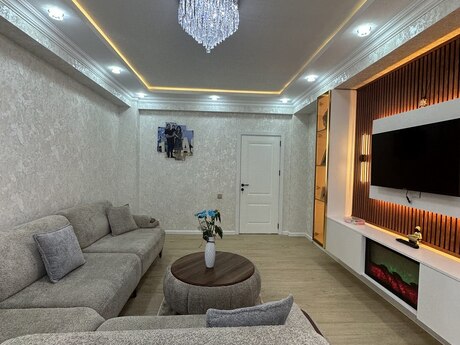 3-room new-build apartment for sale in Qurtuluş 93 residence, 85 m², 124 000 AZN, photo 2 / 12