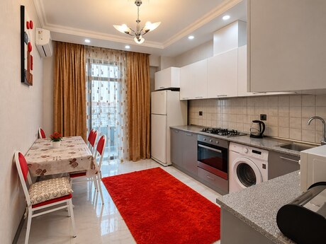Grand Hayat kompleksində 2 otaqlı yeni tikili mənzil kirayə verilir, 104 m², 1 200 AZN/ay, şəkil 4 / 12
