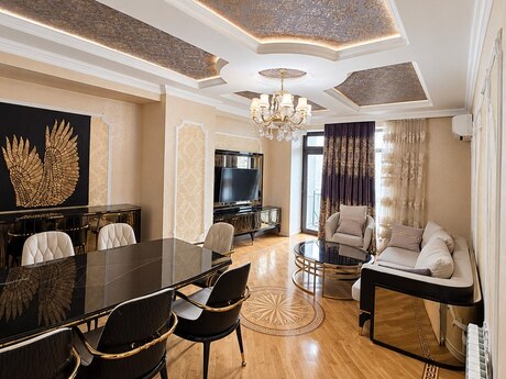 3-room new-build apartment for rent in Grand Hayat residence, 144 m², 1 600 AZN/mo, photo 5 / 12