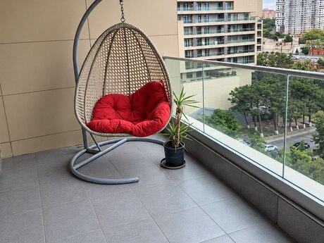 3-room new-build apartment for rent in Grand Hayat residence, 144 m², 1 600 AZN/mo, photo 3 / 12