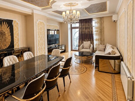 3-room new-build apartment for rent in Grand Hayat residence, 144 m², 1 600 AZN/mo, photo 4 / 12
