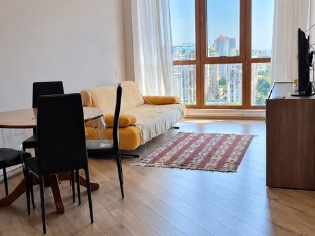 Gənclikdə 2 otaqlı yeni tikili mənzil kirayə verilir, 60 m², 1 000 AZN/ay, şəkil 2 / 12