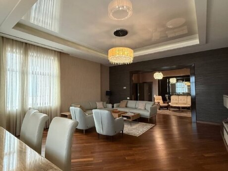 Sahildə 4 otaqlı yeni tikili mənzil kirayə verilir, 300 m², 6 000 AZN/ay, şəkil 4 / 12
