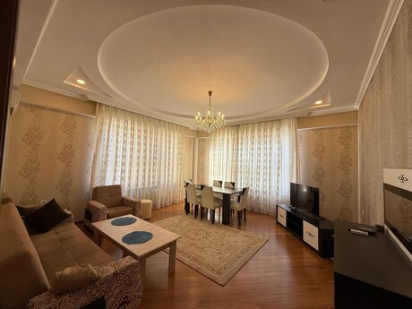 Nəriman Nərimanovda 3 otaqlı yeni tikili mənzil kirayə verilir, 120 m², 1 000 AZN/ay, şəkil 3 / 12