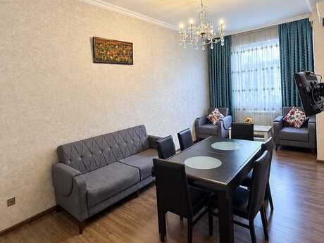 Qara Qarayevdə 2 otaqlı yeni tikili mənzil kirayə verilir, 80 m², 750 AZN/ay, şəkil 2 / 8