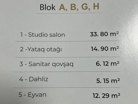 Продаётся 2-комнатная квартира в новостройке, ЖК Greenville Residence, 73 м², 142 500 AZN, фото 5 / 7