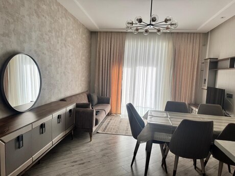 2-room new-build apartment for rent in 20 Yanvar, 64 m², 1 100 AZN/mo, photo 2 / 9