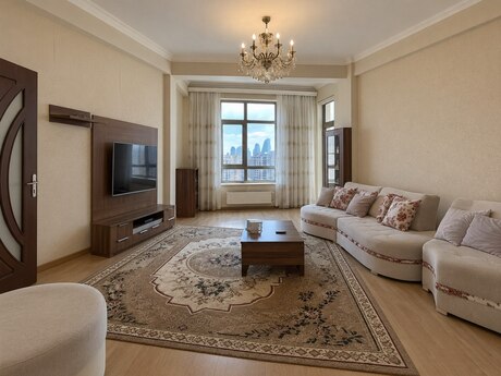 Сдаётся 2-комнатная квартира в новостройке, Elmlər Akademiyası, 95 м², 1 000 AZN/мес, фото 4 / 12