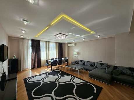 3-room new-build apartment for rent in Port Baku Residence, 145 m², 1 400 AZN/mo, photo 3 / 12