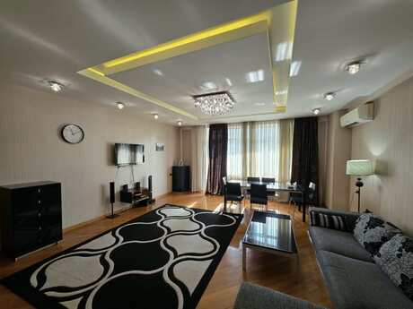 3-room new-build apartment for rent in Port Baku Residence, 145 m², 1 400 AZN/mo, photo 4 / 12