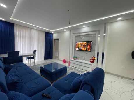 Grand Hayat kompleksində 3 otaqlı yeni tikili mənzil kirayə verilir, 107 m², 1 450 AZN/ay, şəkil 2 / 9