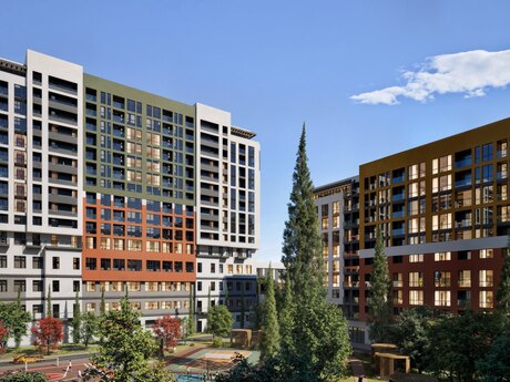 Azadlıq Residence Yaşamal kompleksində 1 otaqlı yeni tikili mənzil satılır, 53 m², 184 228 AZN, şəkil 5 / 12