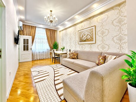 Qara Qarayevdə 2 otaqlı yeni tikili mənzil kirayə verilir, 60 m², 700 AZN/ay, şəkil 3 / 8