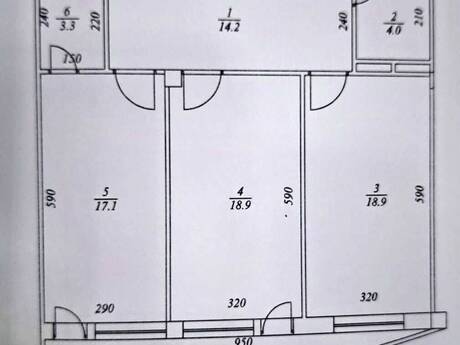 İnşaatçılarda 2 otaqlı yeni tikili mənzil satılır, 84 m², 220 000 AZN, şəkil 2 / 5