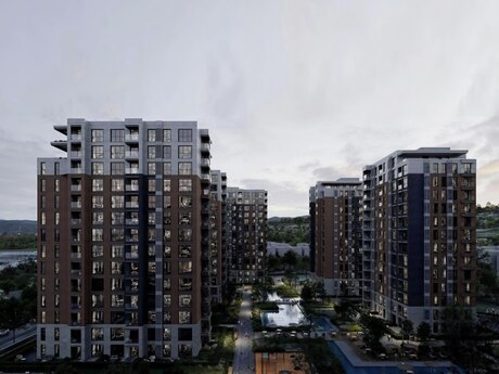Mayak Residence kompleksində 2 otaqlı yeni tikili mənzil satılır, 52 m², 113 520 AZN, şəkil 2 / 6