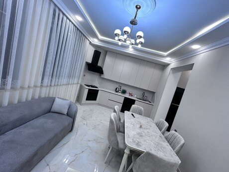 3-room new-build apartment for rent in Elmlər Akademiyası, 100 m², 1 099 AZN/mo, photo 3 / 12