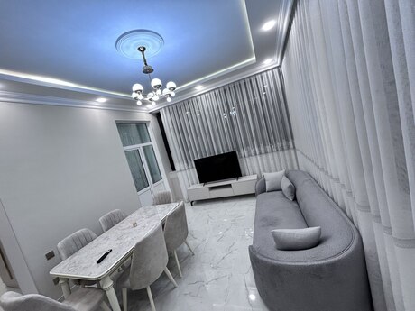 3-room new-build apartment for rent in Elmlər Akademiyası, 100 m², 1 099 AZN/mo, photo 2 / 12