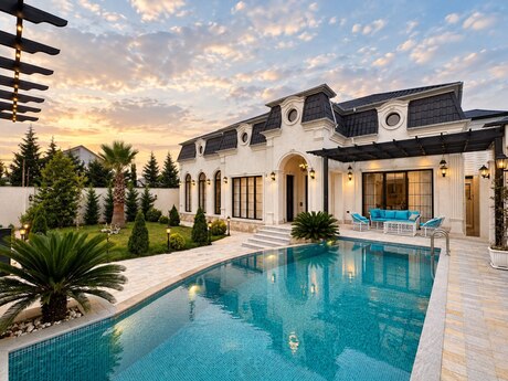 Mərdəkanda 5 otaqlı həyət evi satılır, 250 m², 695 000 AZN, şəkil 2 / 12