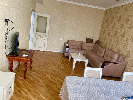Elmlər Akademiyasında 2 otaqlı yeni tikili mənzil kirayə verilir, 100 m², 1 200 AZN/ay, şəkil 2 / 9