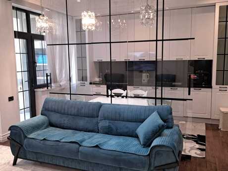 3-room new-build apartment for rent in Elmlər Akademiyası, 120 m², 2 200 AZN/mo, photo 4 / 12