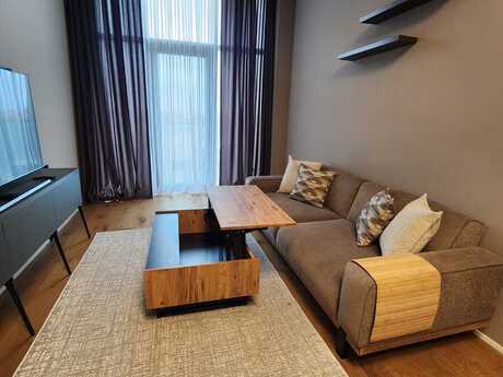 2-room new-build apartment for rent in Nardaran, 80 m², 1 250 AZN/mo, photo 2 / 12