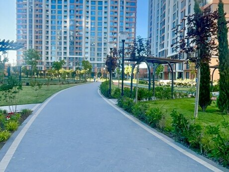 City Garden kompleksində 3 otaqlı yeni tikili mənzil kirayə verilir, 85 m², 1 000 AZN/ay, şəkil 3 / 12