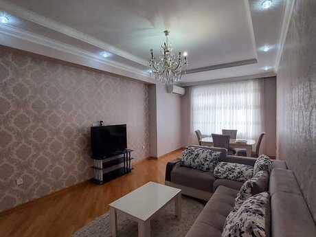 Сдаётся 3-комнатная квартира в новостройке, Elmlər Akademiyası, 130 м², 1 400 AZN/мес, фото 2 / 8