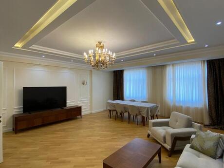 Badamdarda 4 otaqlı yeni tikili mənzil kirayə verilir, 180 m², 1 200 AZN/ay, şəkil 2 / 12