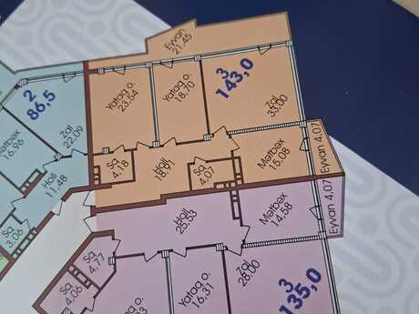 Nizamidə 3 otaqlı yeni tikili mənzil satılır, 135 m², 472 500 AZN, şəkil 5 / 12