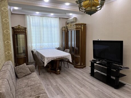 3-room new-build apartment for rent in Həzi Aslanov, 104 m², 1 650 AZN/mo, photo 2 / 12