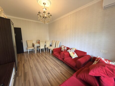 2-room old-build apartment for rent in Yeni Yasamal, 60 m², 590 AZN/mo, photo 2 / 8