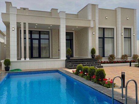 Mərdəkanda 4 otaqlı həyət evi satılır, 180 m², 450 000 AZN, şəkil 2 / 12