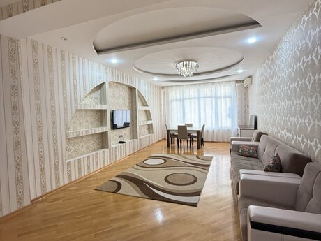 Nizamidə 2 otaqlı yeni tikili mənzil kirayə verilir, 110 m², 650 AZN/ay, şəkil 2 / 10