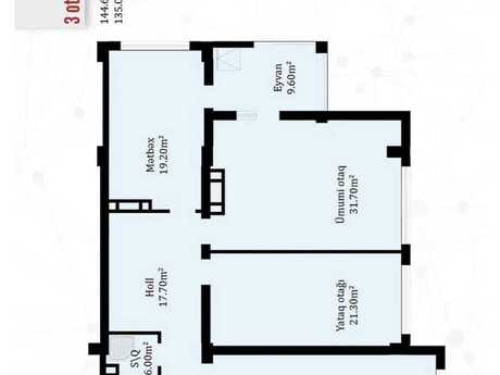 Şah İsmayıl Xətaidə 3 otaqlı yeni tikili mənzil satılır, 135 m², 410 000 AZN, şəkil 2 / 12