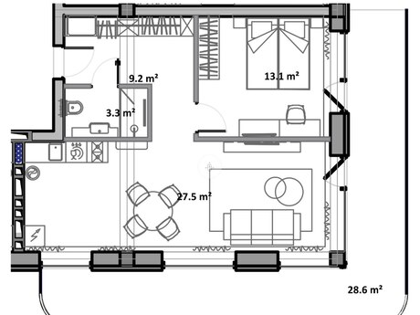 Nardaranda 2 otaqlı yeni tikili mənzil satılır, 96 m², 342 720 AZN, şəkil 4 / 4