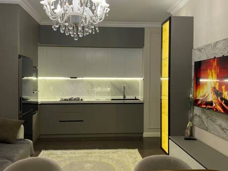 Bakmildə 3 otaqlı yeni tikili mənzil kirayə verilir, 80 m², 1 200 AZN/ay, şəkil 3 / 12