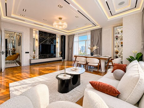 28 Park Residence kompleksində 3 otaqlı yeni tikili mənzil satılır, 120 m², 535 000 AZN, şəkil 3 / 12