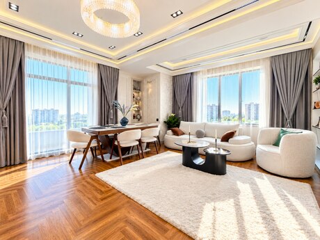 28 Park Residence kompleksində 3 otaqlı yeni tikili mənzil satılır, 120 m², 535 000 AZN, şəkil 2 / 12