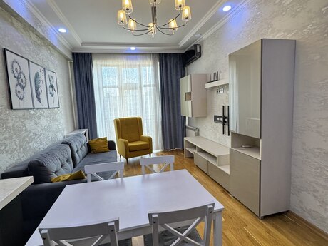 Kristal Abşeron Azadlıq 2 kompleksində 2 otaqlı yeni tikili mənzil kirayə verilir, 50 m², 800 AZN/ay, şəkil 4 / 12
