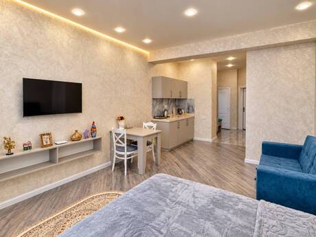 Gənclikdə 1 otaqlı yeni tikili mənzil kirayə verilir, 50 m², 850 AZN/ay, şəkil 5 / 12
