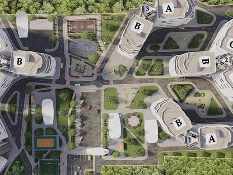 Bakıxanovda 3 otaqlı yeni tikili mənzil satılır, 61 m², 135 000 AZN, şəkil 2 / 4