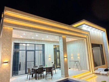 Mərdəkanda 4 otaqlı həyət evi kirayə verilir, 220 m², 1 000 AZN/ay, şəkil 2 / 9