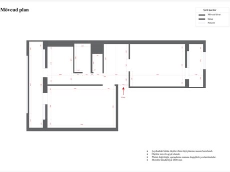 Bakıxanovda 2 otaqlı köhnə tikili mənzil satılır, 65 m², 175 000 AZN, şəkil 3 / 12
